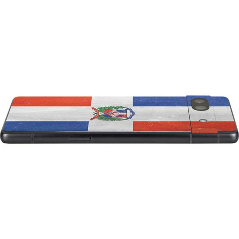 Dominican Republic Flag Distressed Google Pixel 7a Skin